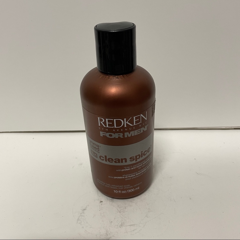 Redken for Men Clean Spice Conditioner Shampoo 10 OZ HTF